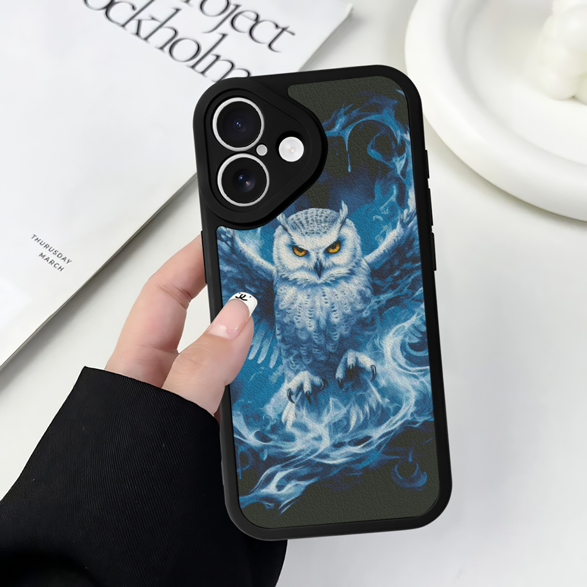 （画像用） Harry Potter ハリー・ポッターシリーズ 【iPhone 16シリーズ対応】シリコンスマホケース（レザー調） 材質：シリコン